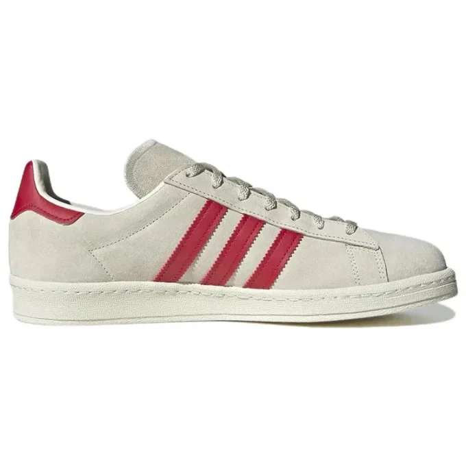 Adidas Campus 80S „off White Collegiate Red”