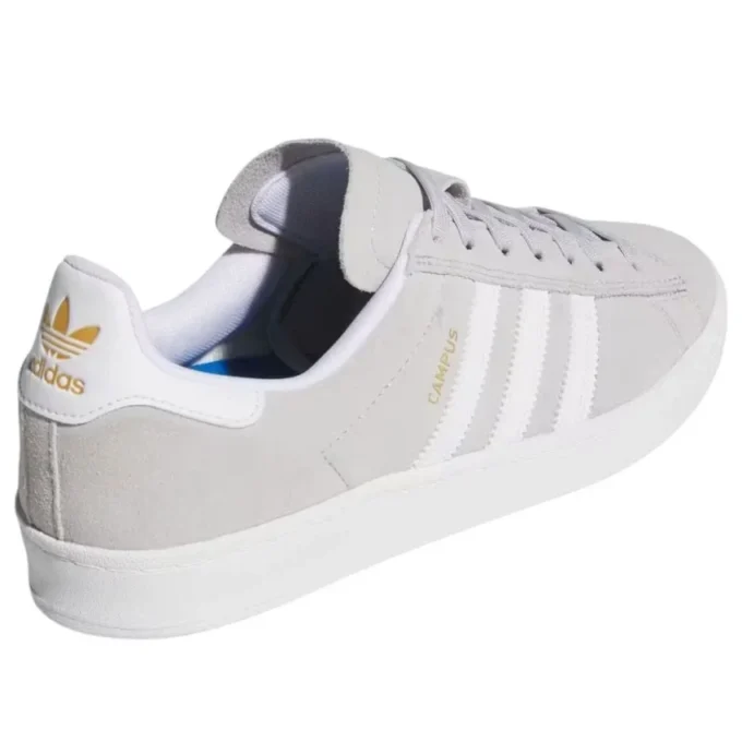 Adidas Campus Adv „Grey Two Cloud White Gold Metallic”