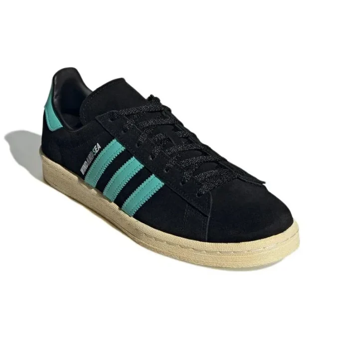 Adidas X Atmos X Wind and Sea Campus 80S „Black Blue”