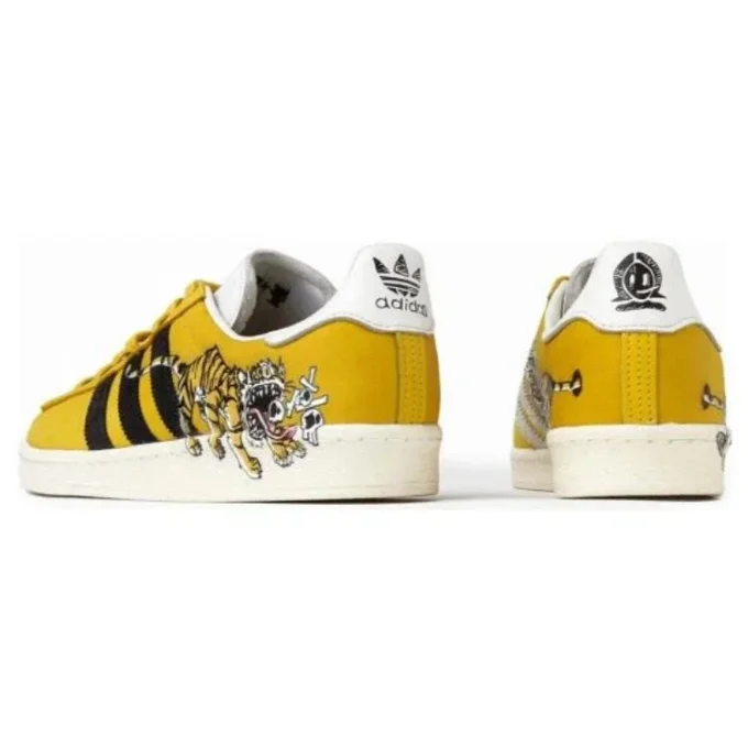 Adidas X Kasina X Kim Jung Gi Campus Shoes „Hazy Yellow”